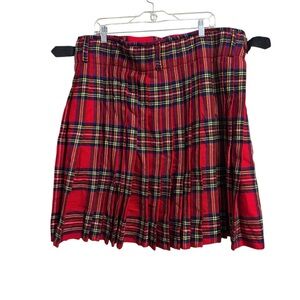 SCOTTISH HIGHLAND SZ 42 KILT RED TARTAN
